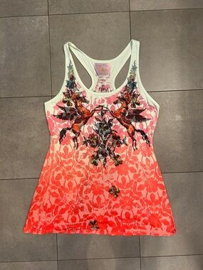 Floral Ombre Racerback Tank with Pegasus Print
Butterfly Dropout Brand